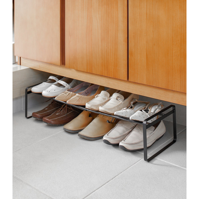 Yamazaki USA Yamazaki Home Adjustable Shoe Rack, Spacesaving Storage